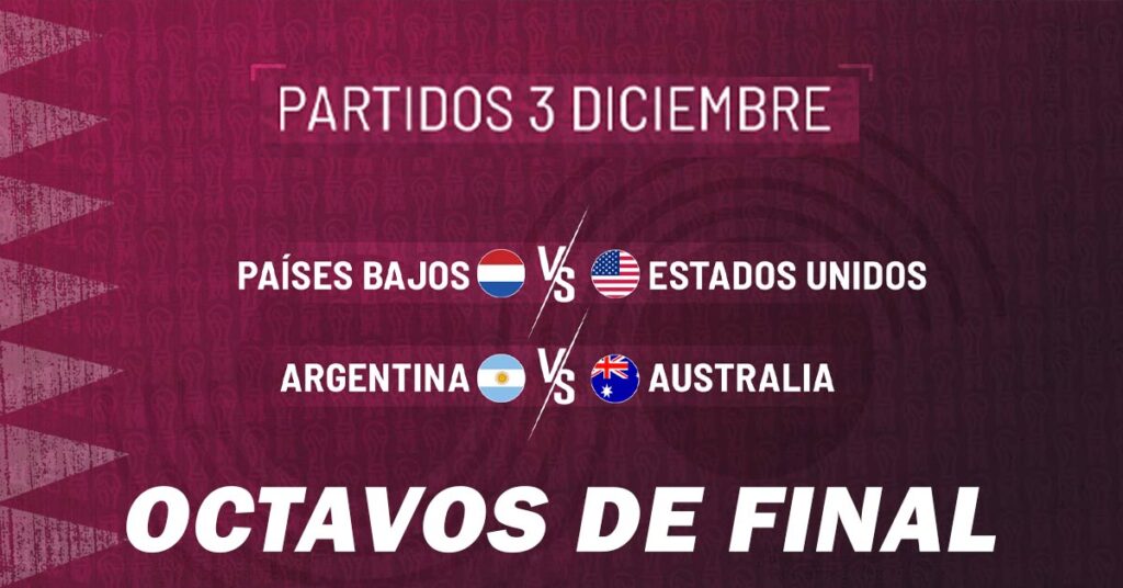 MUNDIAL QATAR 2022: INICIAN LOS OCTAVOS DE FINAL