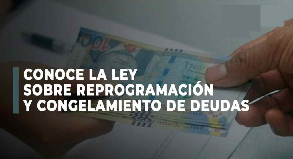 Reprogramación y congelamiento de deudas