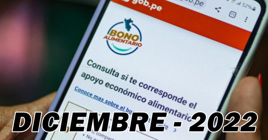 BONO ALIMENTARIO: ¿PAGARÁN EL BONO DE S/350.00?