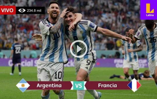 FINAL MUNDIAL QATAR 2022: ARGENTINA VS FRANCIA
