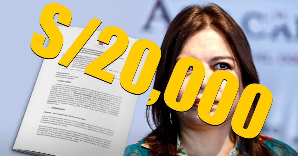 Milagros Leiva es sentenciada por difamación a exministra