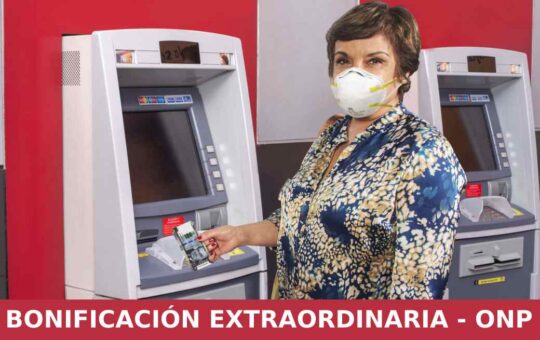 BONIFICIACIÓN EXTRAORDINARIA ONP