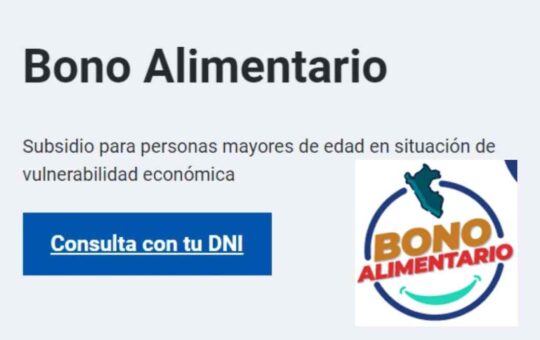 Bono Alimentario 2023