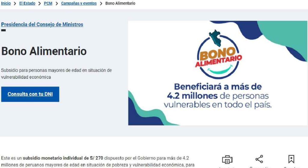 Bono Alimentario – 2023