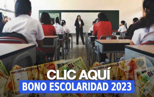 Bono Escolaridad 2023