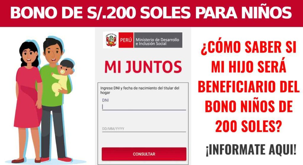 Bono 200 Niños 2023