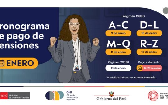 ONP: Cronograma de pago ENERO 2023