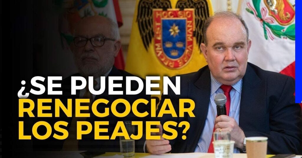 PEAJES: Anuncian renegociación de contratos