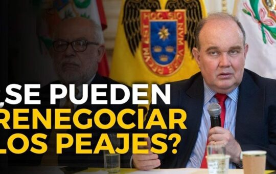 PEAJES: Anuncian renegociación de contratos