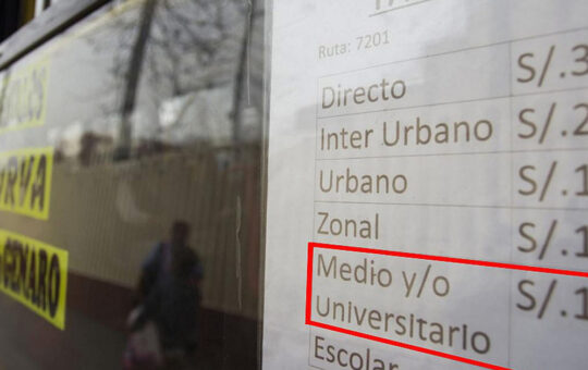 Congreso aprueba MEDIO PASAJE todos los días