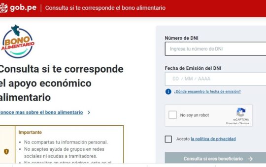 Bono Alimentario Febrero
