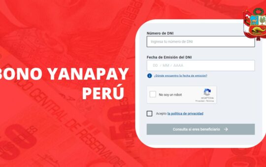 Bono Yanapay Perú 2023