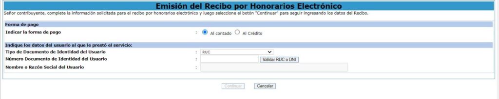 Cómo emitir un Recibo por Honorarios de Trabajador Independiente por Sunat