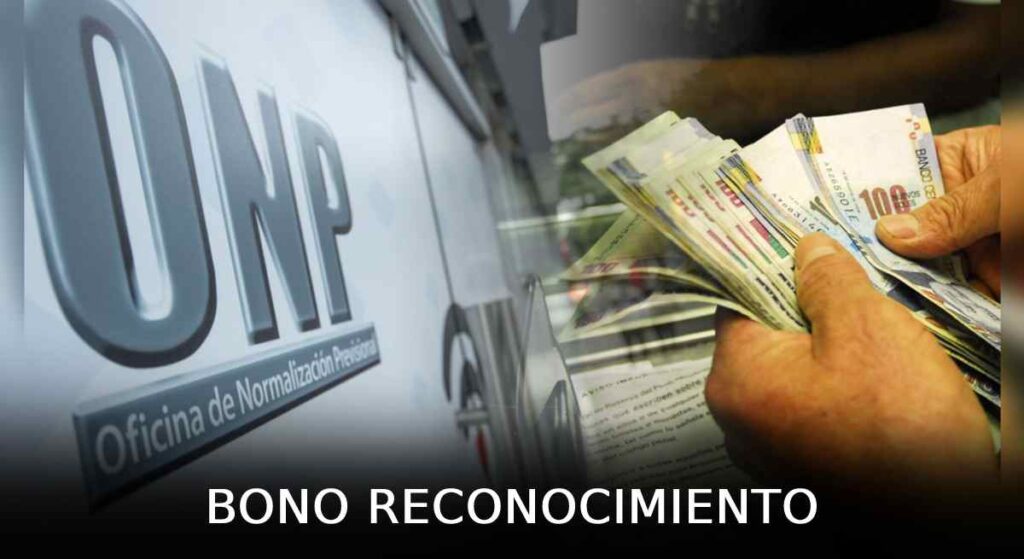 ONP: Bono Reconocimiento