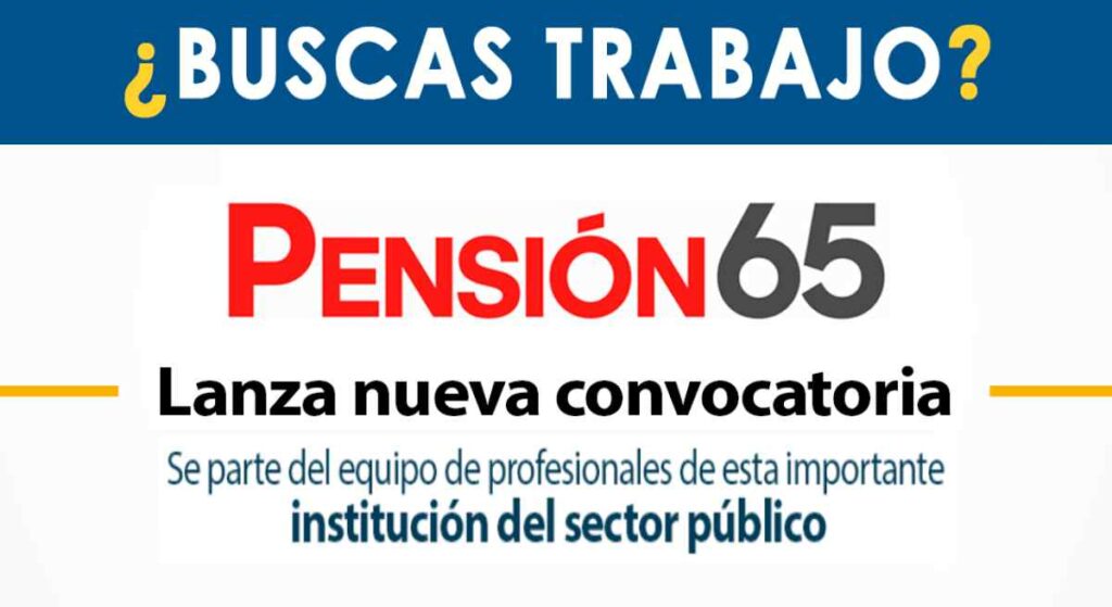 Pensión65 – Convocatoria