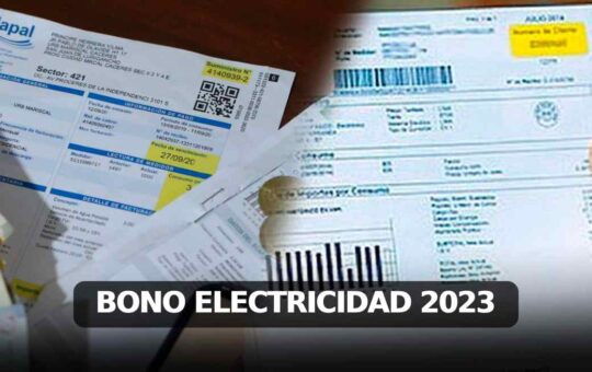 Bono Electricidad – 2023