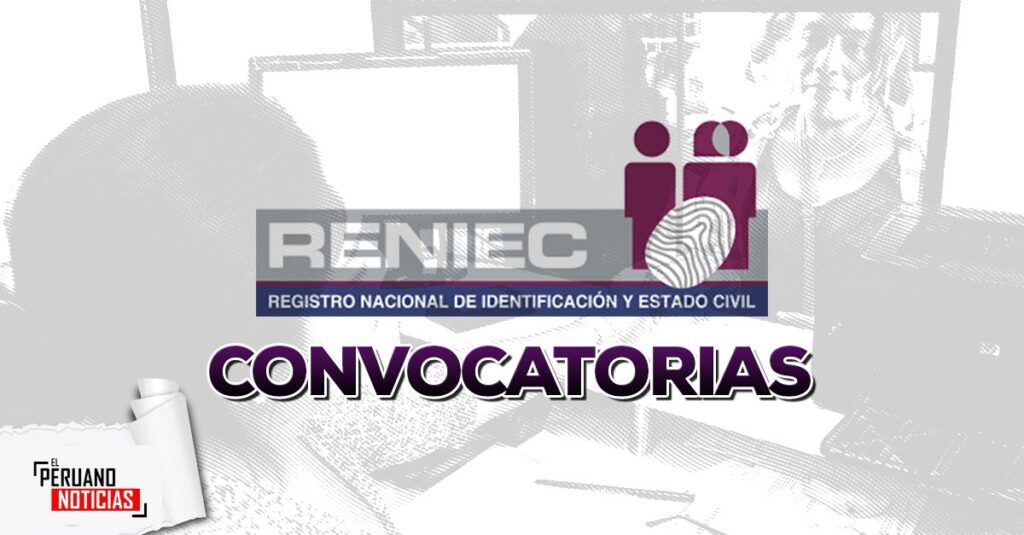 Convocatoria Reniec