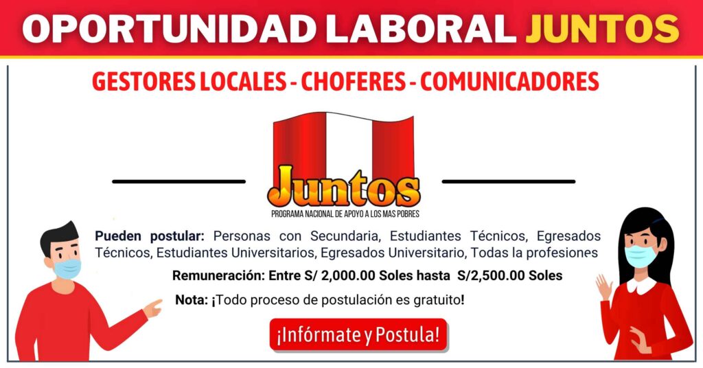 Programa Juntos Convocatoria