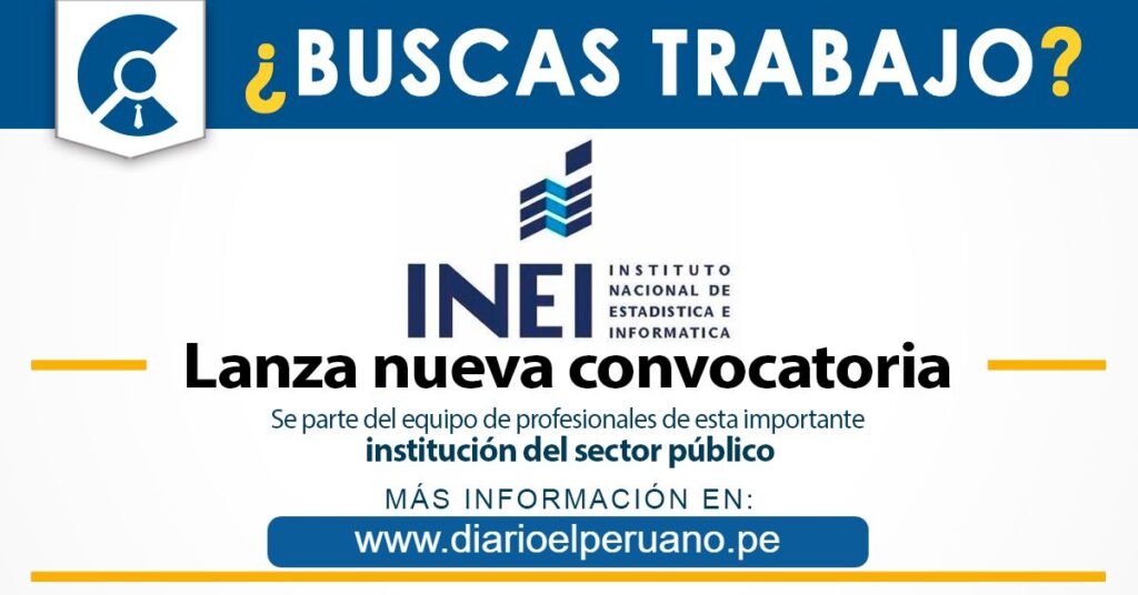Convocatoria INEI 2023