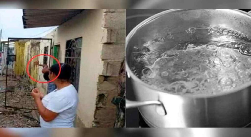 Mujer quemó a su yerno