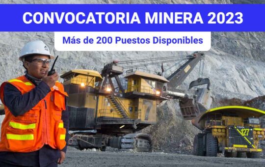 Convocatoria Minera