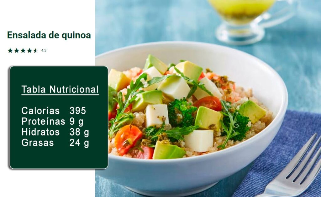 Ensalada rica en Proteínas