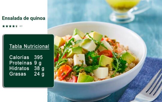 Ensalada rica en Proteínas