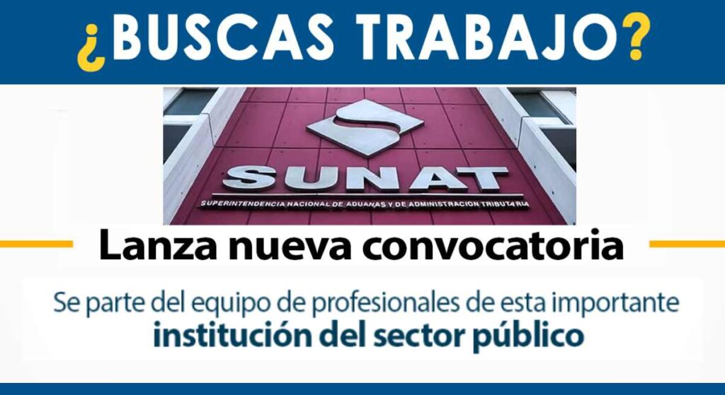 SUNAT – Convocatoria 2023