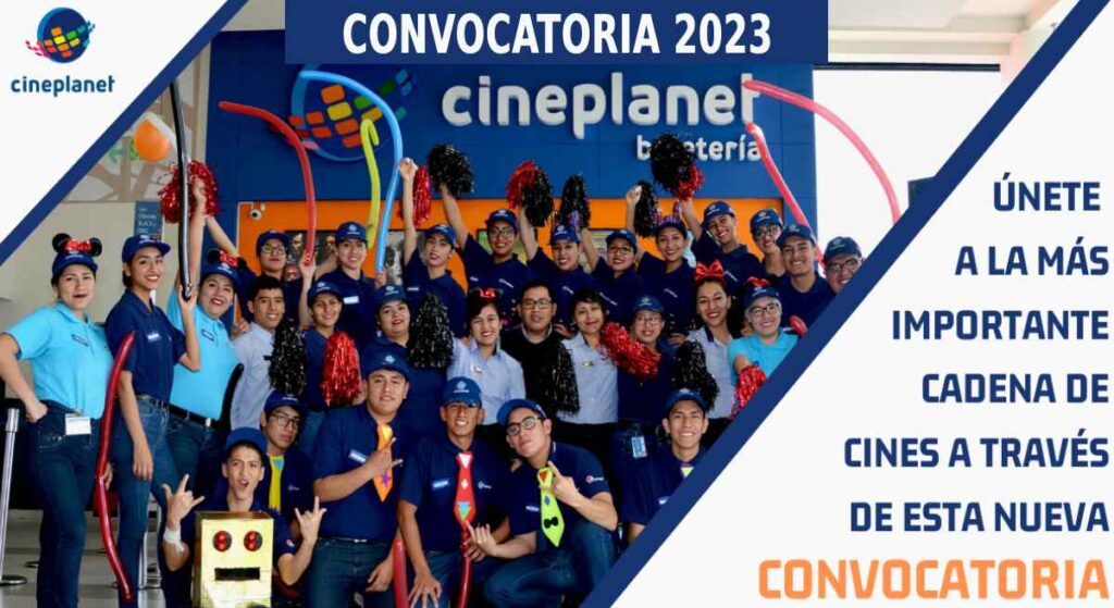 Cineplanet – Nueva convocatoria 2023