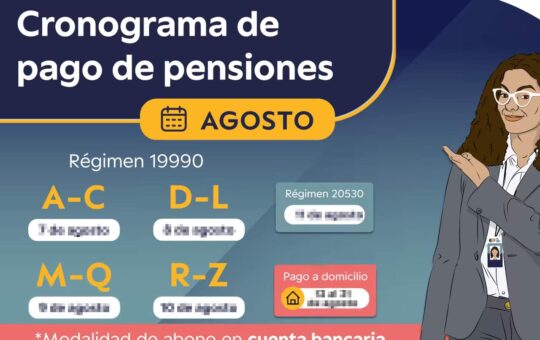 CONOGRAMA DE PAGOS ONP 2023