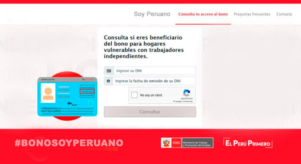 Bono Soy Peruano