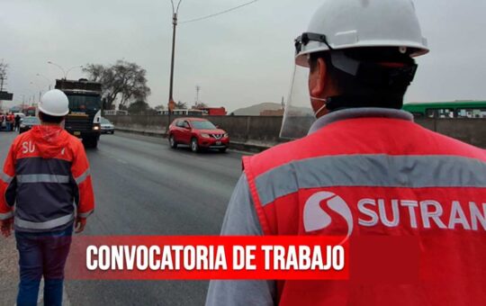 Convocatoria SUTRAN