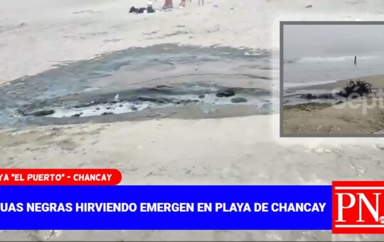 Aguas Hirviendo en Playa de Chancay