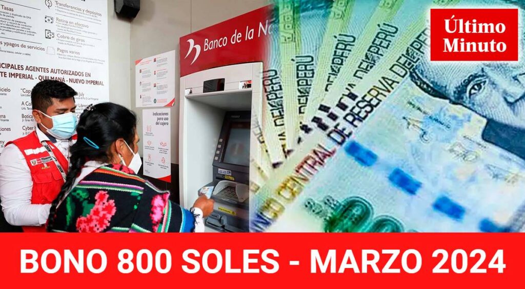 Bono 800 Soles 2024