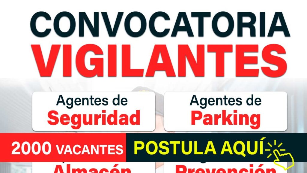 Trabaja como vigilante