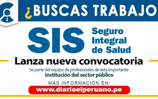 Convocatoria Sis 2024
