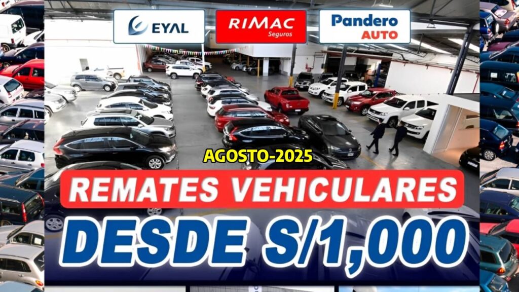 remate vehicular 2025