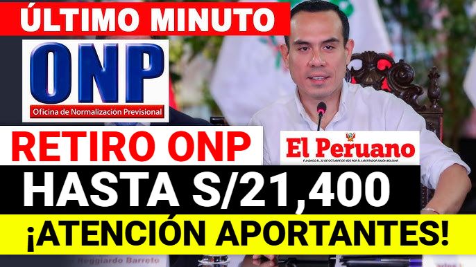 Retiro Onp 2025