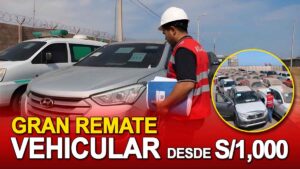 Catálogo de remates vehiculares en Perú: autos, motos y camionetas seminuevas en subasta
