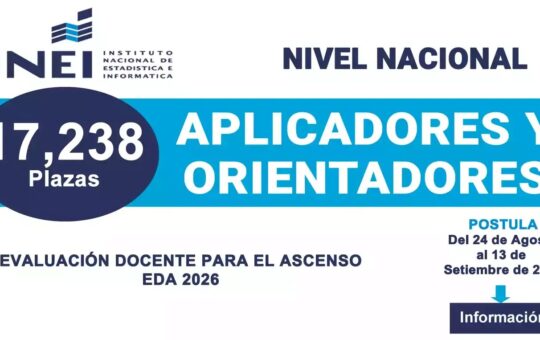 Convocatoria INEI EDA