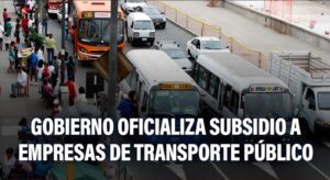 Subsidio para transportistas