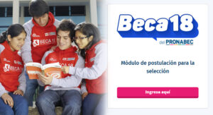 Beca 18 Pronabec 2026