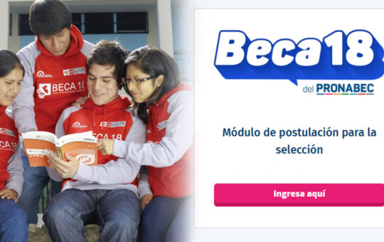 Beca 18 Pronabec 2026